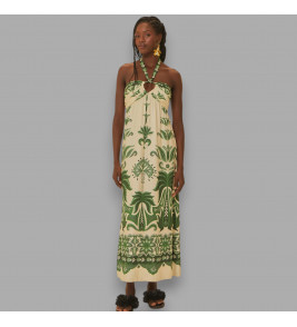 Vestido Alça Estampado Sevilha