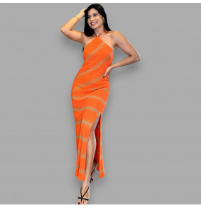 VESTIDO LISTRADO/